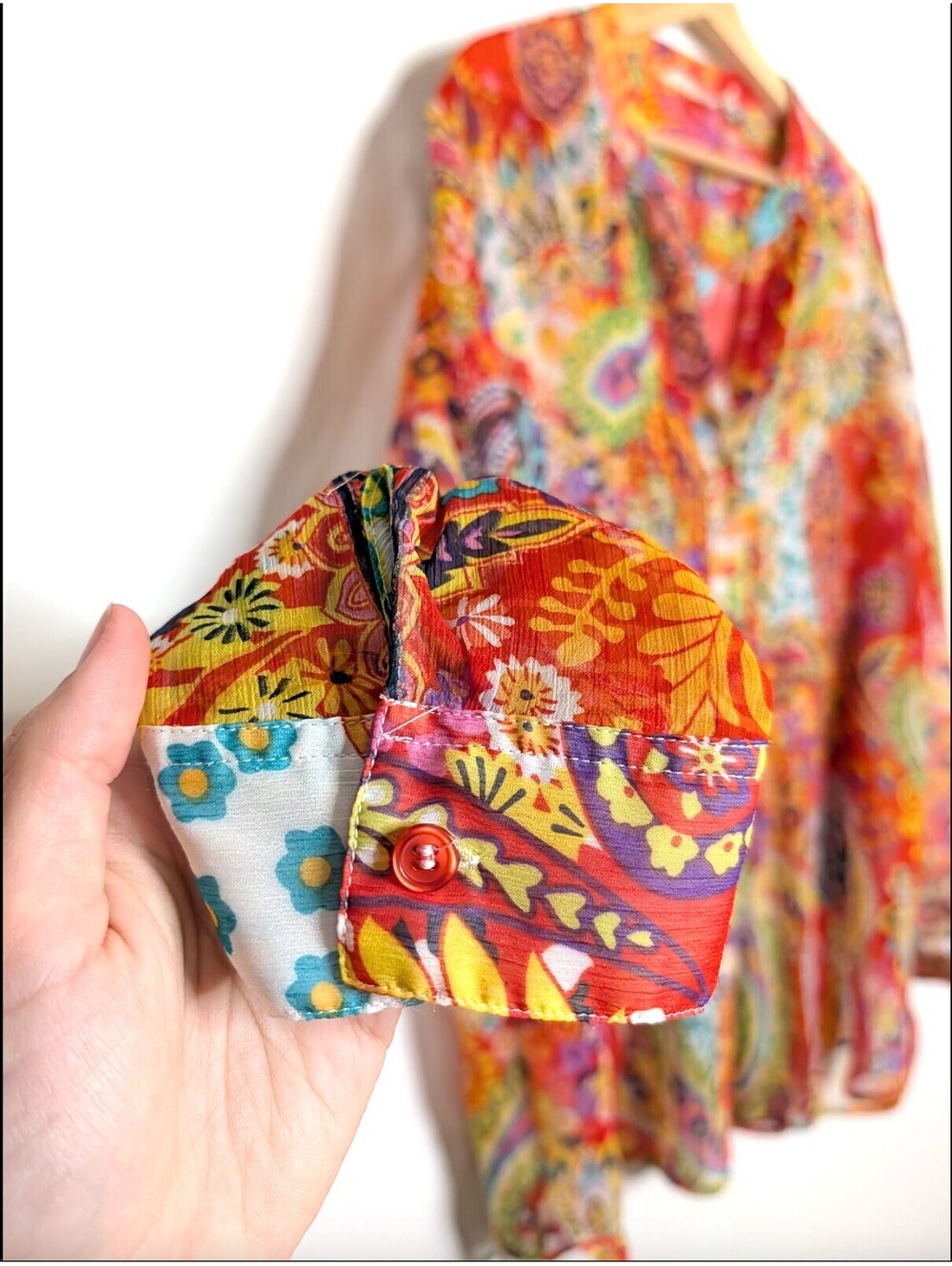 Soft Surroundings Sheer Blouse - Picture 2 of 6